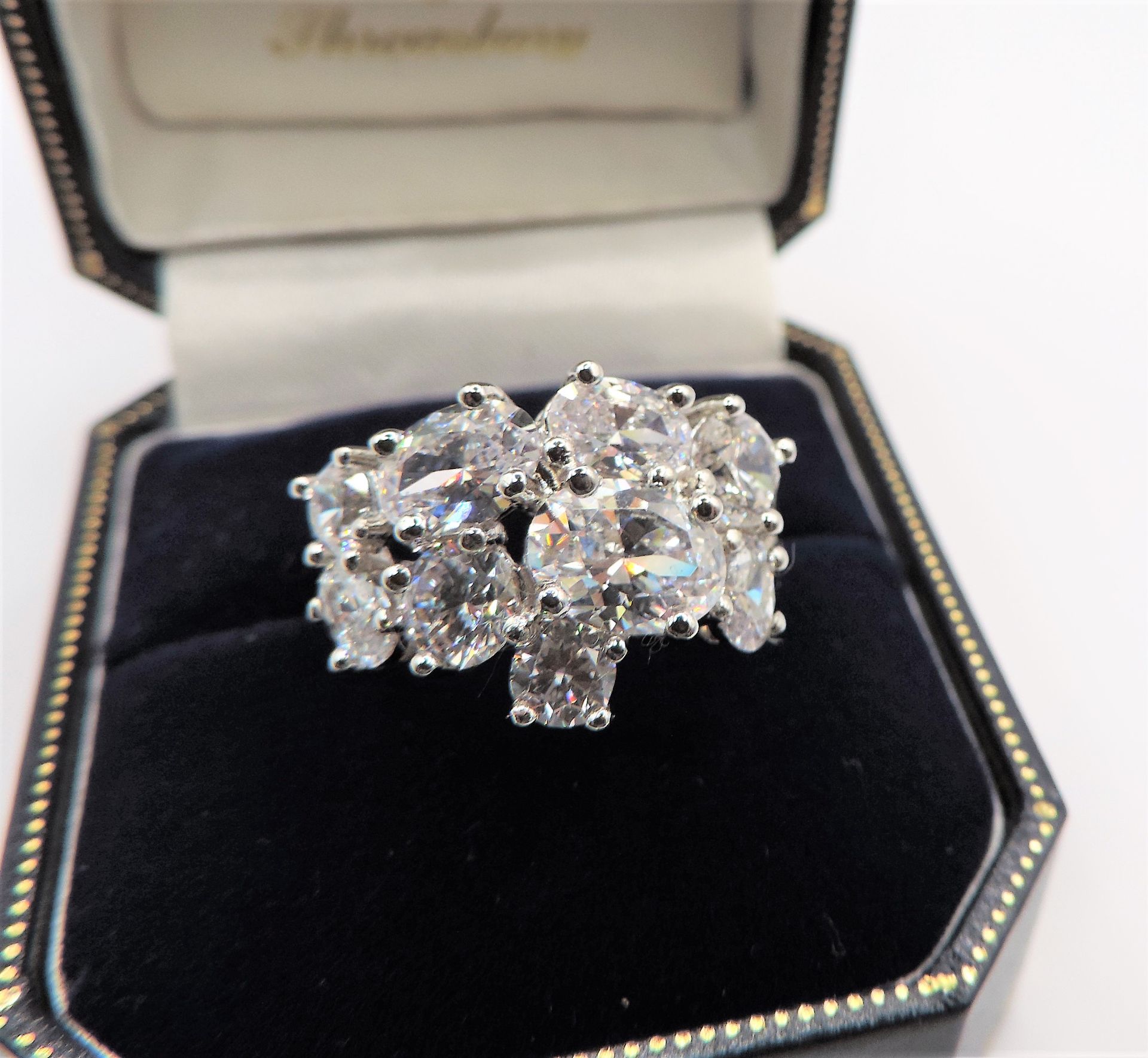 Sterling Silver 8ct Matara Diamond Ring New with Gift Box - Image 3 of 7