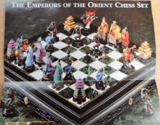 Rare Franklin Mint Emperors Of The Orient Chess Set - Yao Youxin
