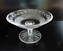 Waterford Cut Crystal Tazza/Comport