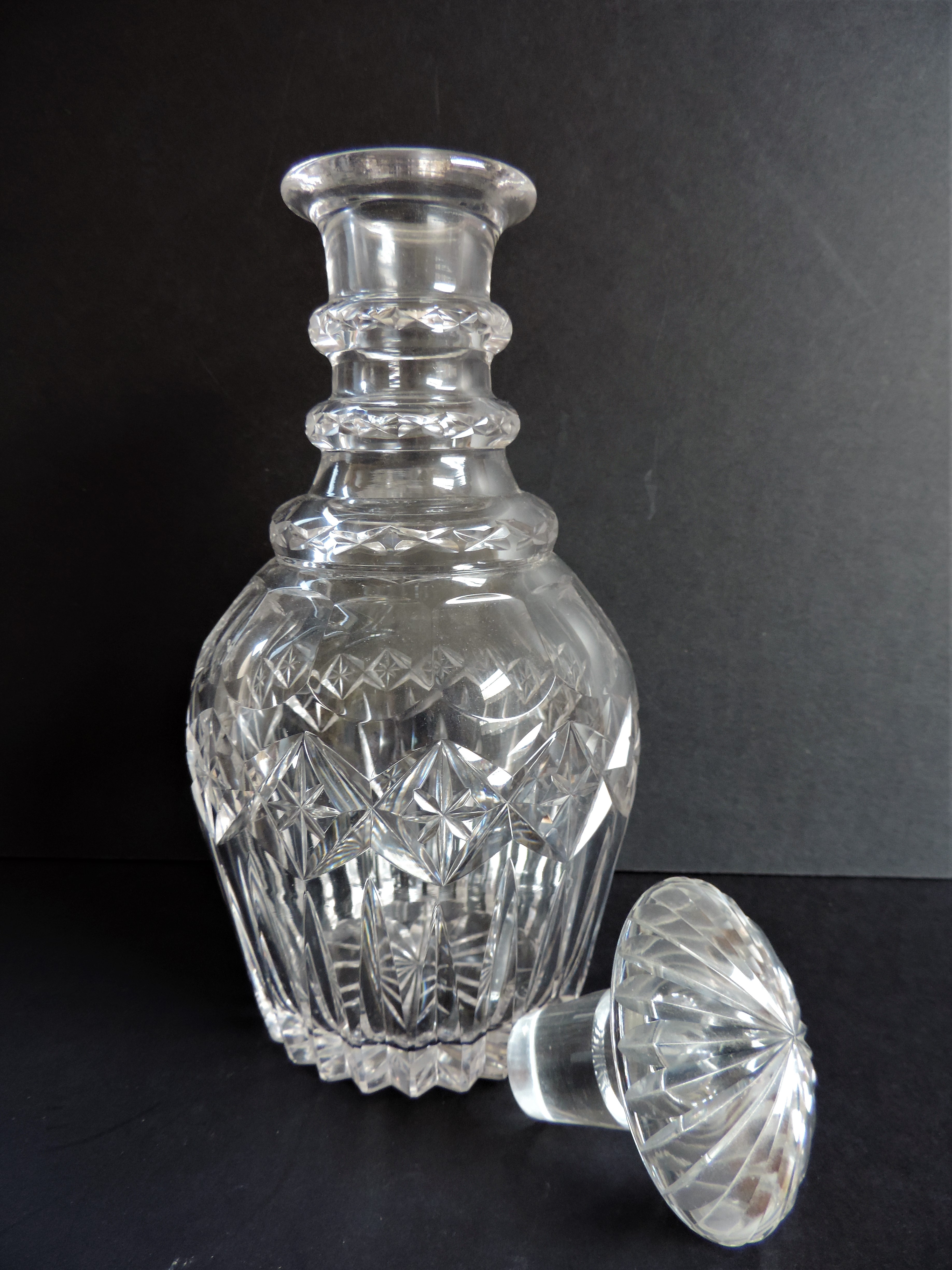 Antique 19th Century Georgian Cut Glass Decanter - Image 2 of 5