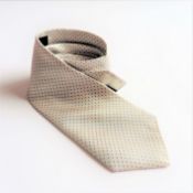 Dunhill Silk Tie Made in England Polka Dot Pattern New in Cellophane Cover