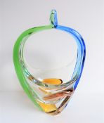 Vintage Franziek Zemek Art Glass Sculpture