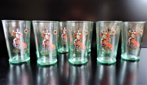 Set 8 Bacardi 150 Years Limited Edition Glasses Unused