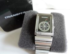 Gents Stainless Steel Transfer Watch New Boxed
