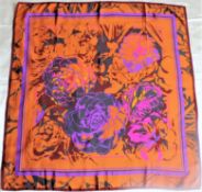 Vintage Jean- Louis Scherrer Paris Silk Scarf