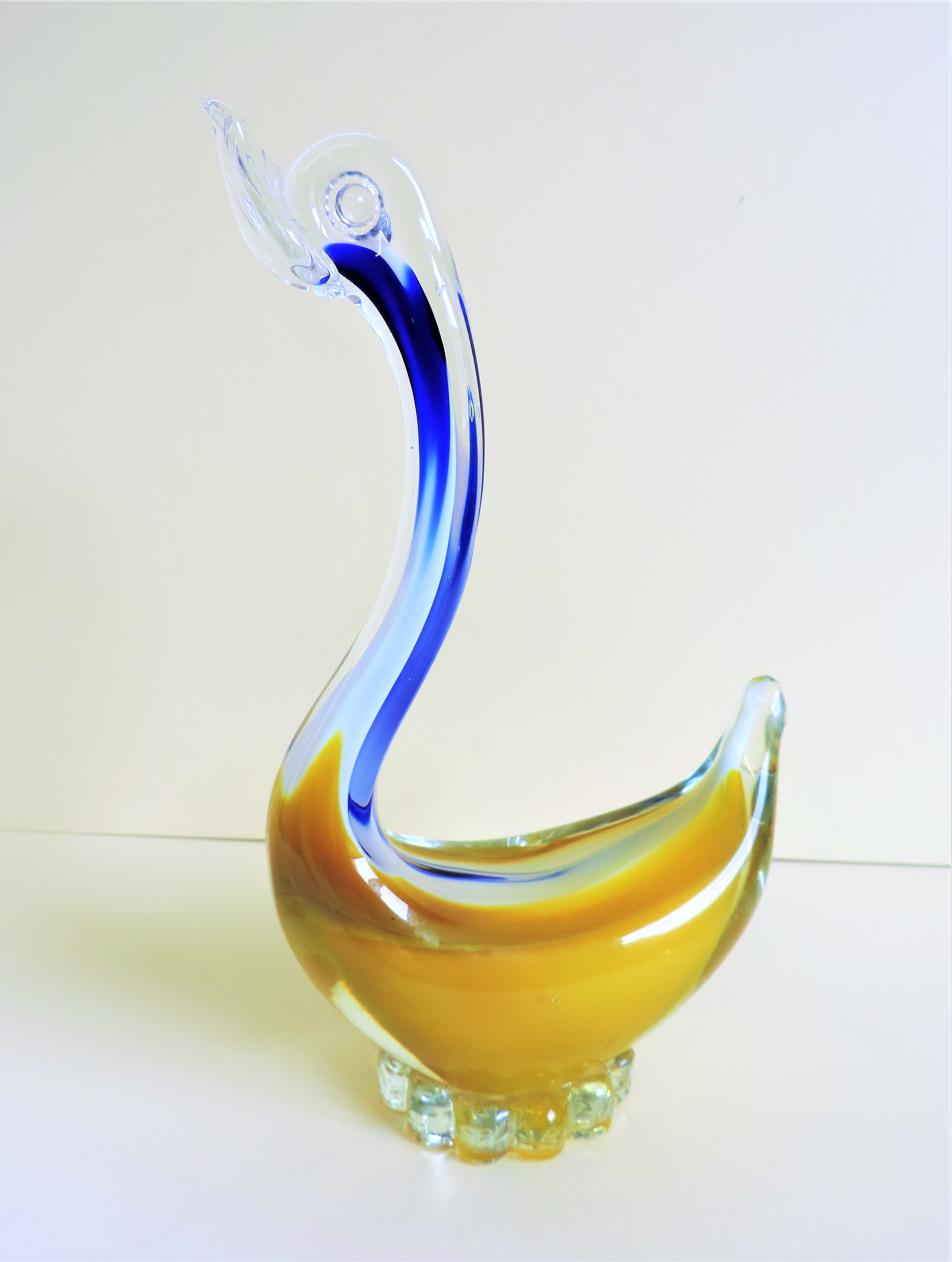 Vintage Murano Sommerso Glass Sculpture - Image 3 of 3