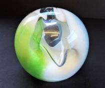 Vintage Caithness Crystal 'NEON' Paperweight