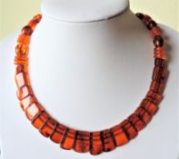 Baltic Amber Cleopatre Collar Necklace
