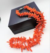 Vintage Coral Necklace