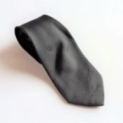 Black Dunhill Silk Tie Made in Italy