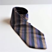 Dunhill Silk Tie Made in Italy Striped Pattern New in Cellophane Cover