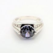 Sterling Silver Gemstone Ring New with Gift Pouch