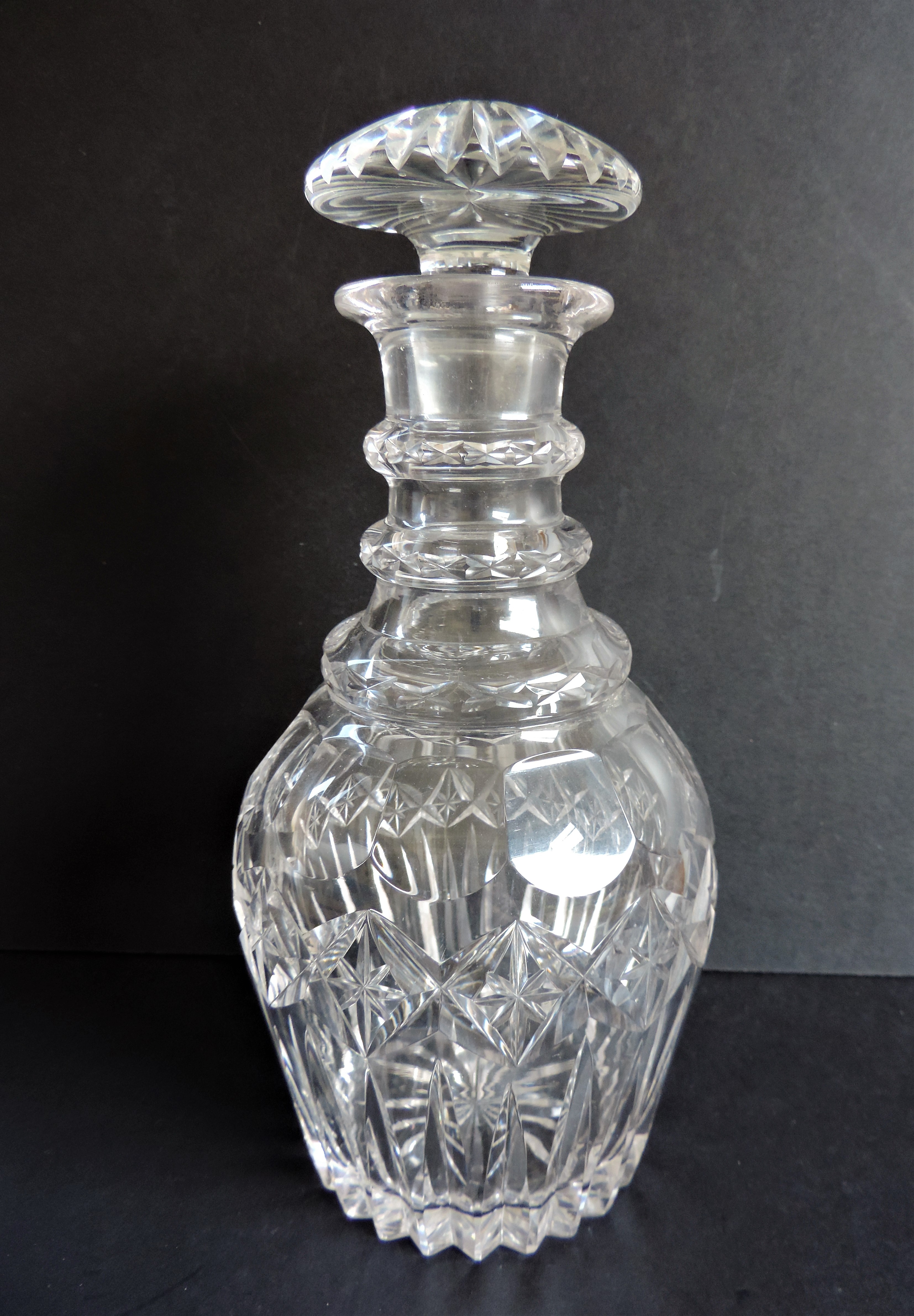 Antique 19th Century Georgian Cut Glass Decanter - Image 4 of 5