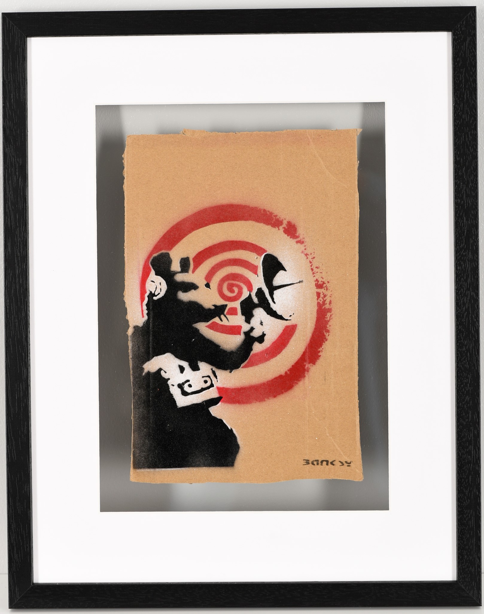 Banksy Aerosol and Stencil Artwork Framed - Image 3 of 9