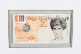 Banksy Princess Di Faced £10 Note