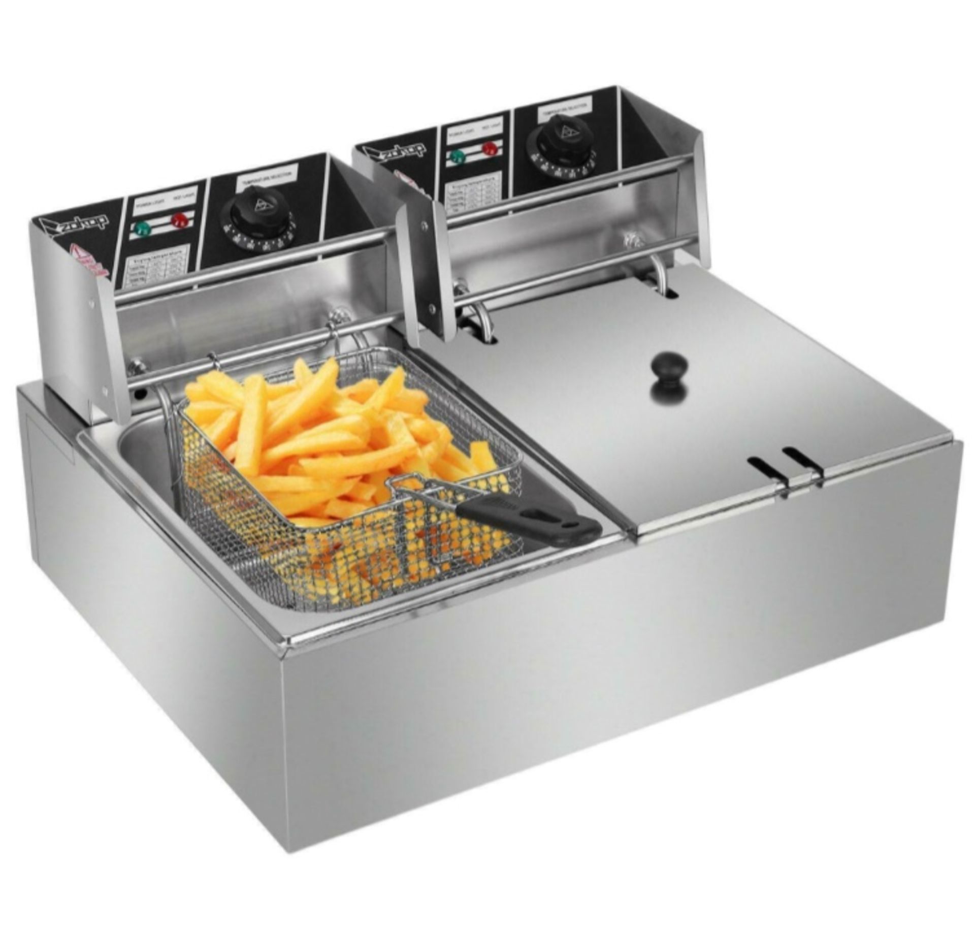 Brand New Double Electric Fryer In Box - Image 2 of 2