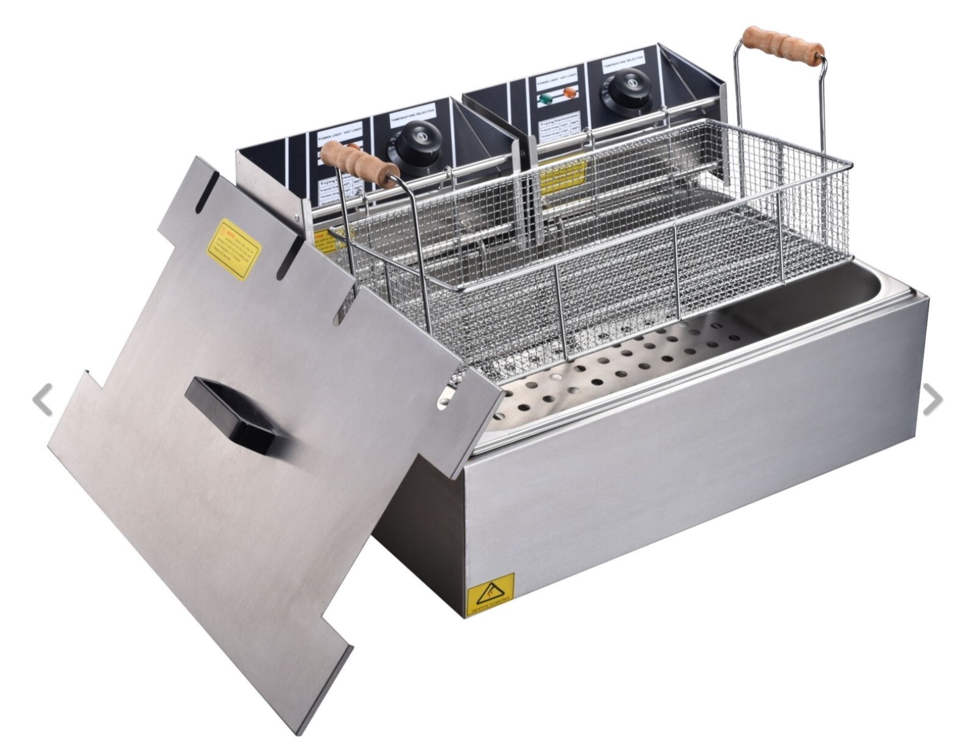 Brand New Commercial Large Deep Fat Fryer 20L - Image 2 of 2