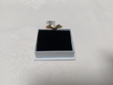 Rhodium Plated Fancy Wishbone Wedding/Dress Ring Size Q. RRP £89