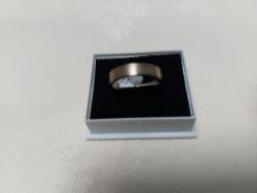 Sterling Silver Flat Ladies' Wedding Band Size L