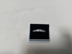 Silver Wedding/Eternity Ring Size K