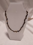 Handmade Necklace Shiny Natural Beads