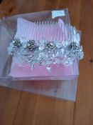 Swarovski Crystal and Beads Hairpiece RRP £89