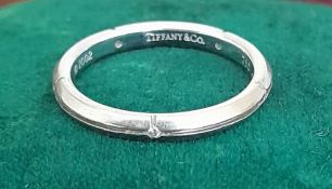 Tiffany & Co 18ct Streamerica White Gold Ring.