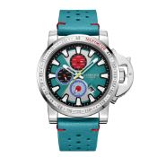 GAMAGES OF LONDON Ltd Ed Hand Assembled Aeroglider Automatic Teal - Free Delivery & 5 Year Warran...