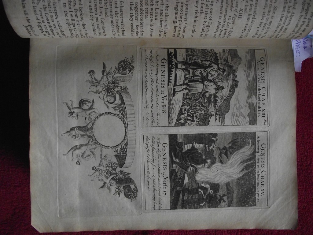 1736 Holy Bible - 132 pages of Engravings - John Sturt + Maps ""Sacred Geography"" - Image 24 of 59