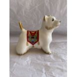 Royal Crown Derby Paperweight - West Highland Terrier
