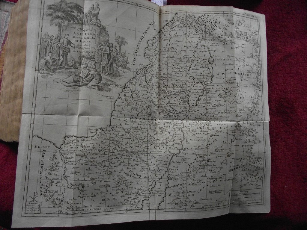 1736 Holy Bible - 132 pages of Engravings - John Sturt + Maps ""Sacred Geography"" - Image 20 of 59