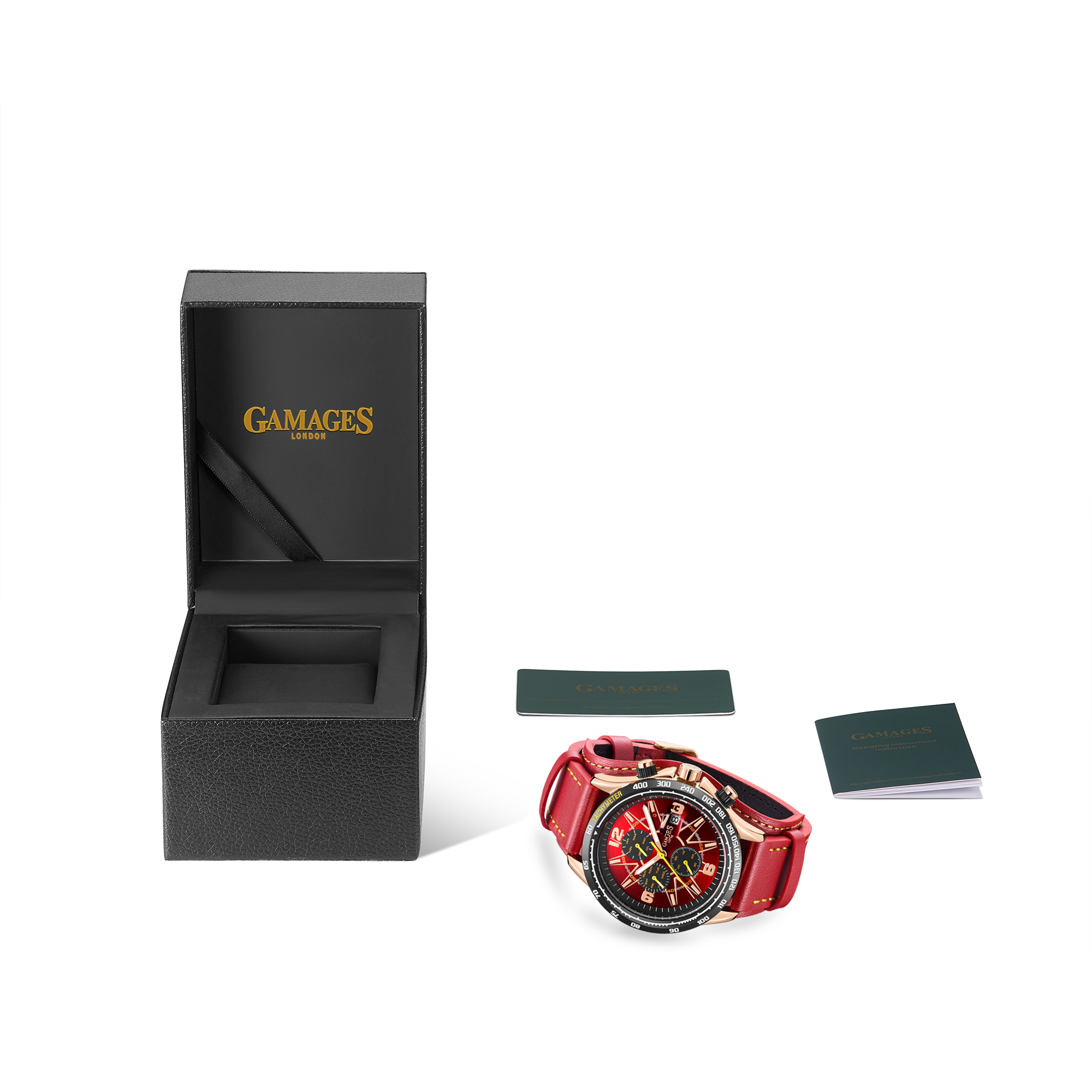 GAMAGES OF LONDON Hand Assembled Gauge Racer Automatic Red - Free Delivery & 5 Year Warranty - Image 2 of 5