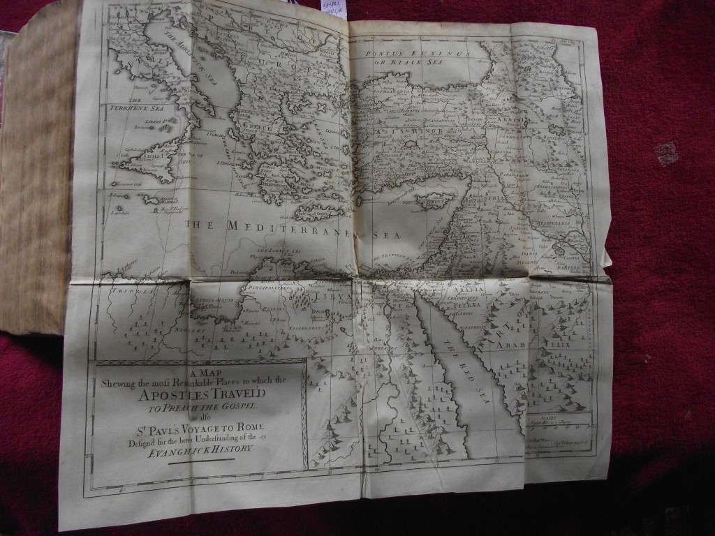 1736 Holy Bible - 132 pages of Engravings - John Sturt + Maps ""Sacred Geography"" - Image 22 of 59