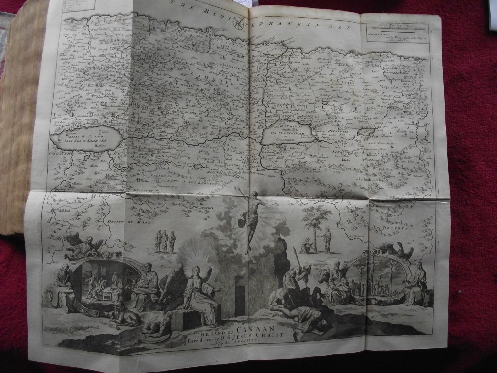 1736 Holy Bible - 132 pages of Engravings - John Sturt + Maps ""Sacred Geography"" - Image 21 of 59