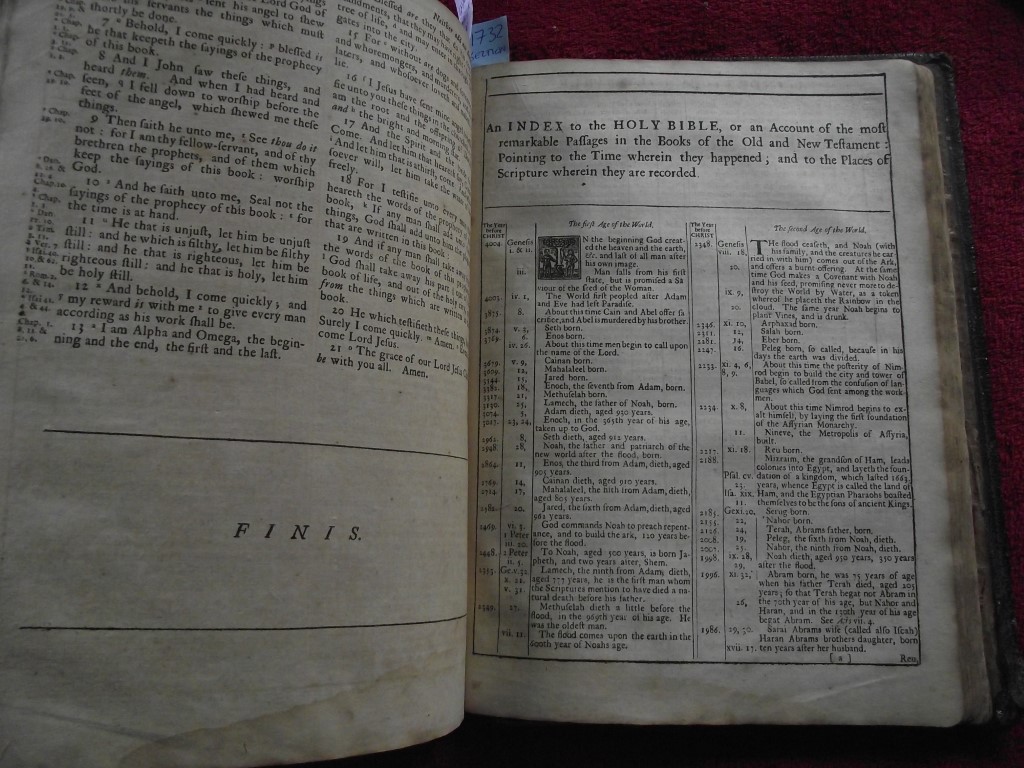 1736 Holy Bible - 132 pages of Engravings - John Sturt + Maps ""Sacred Geography"" - Image 49 of 59