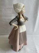 Lladro 5064 Dutch Girl Hands Akimbo 'Gretel'