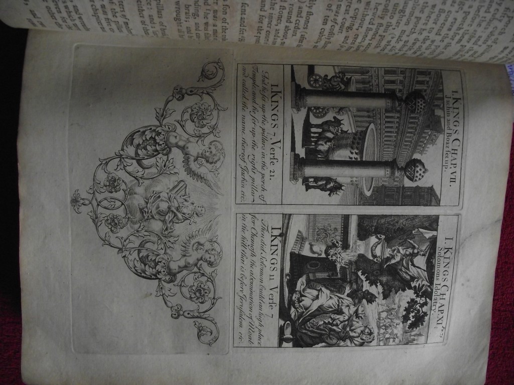 1736 Holy Bible - 132 pages of Engravings - John Sturt + Maps ""Sacred Geography"" - Image 31 of 59