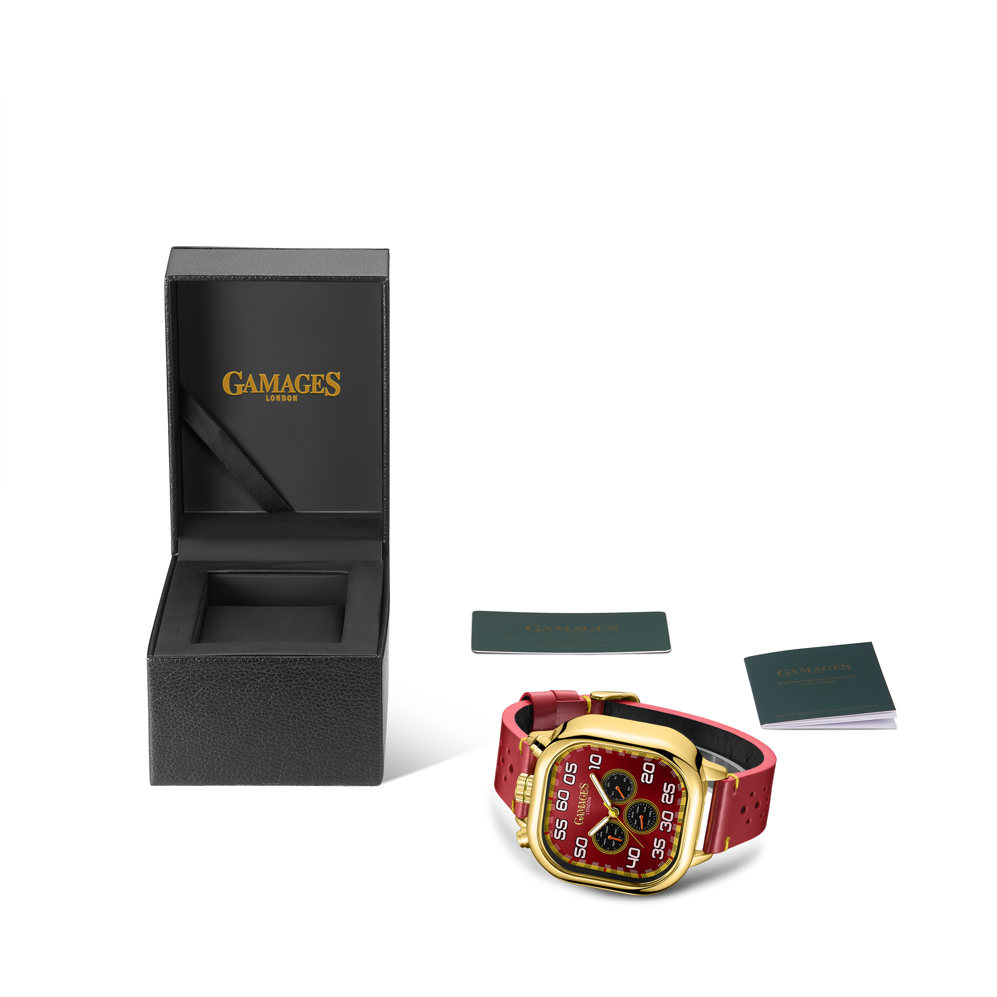 GAMAGES OF LONDON Ltd Edition Hand Assembled Astute Automatic Red - Free Delivery & 5 Year Warran... - Image 2 of 5