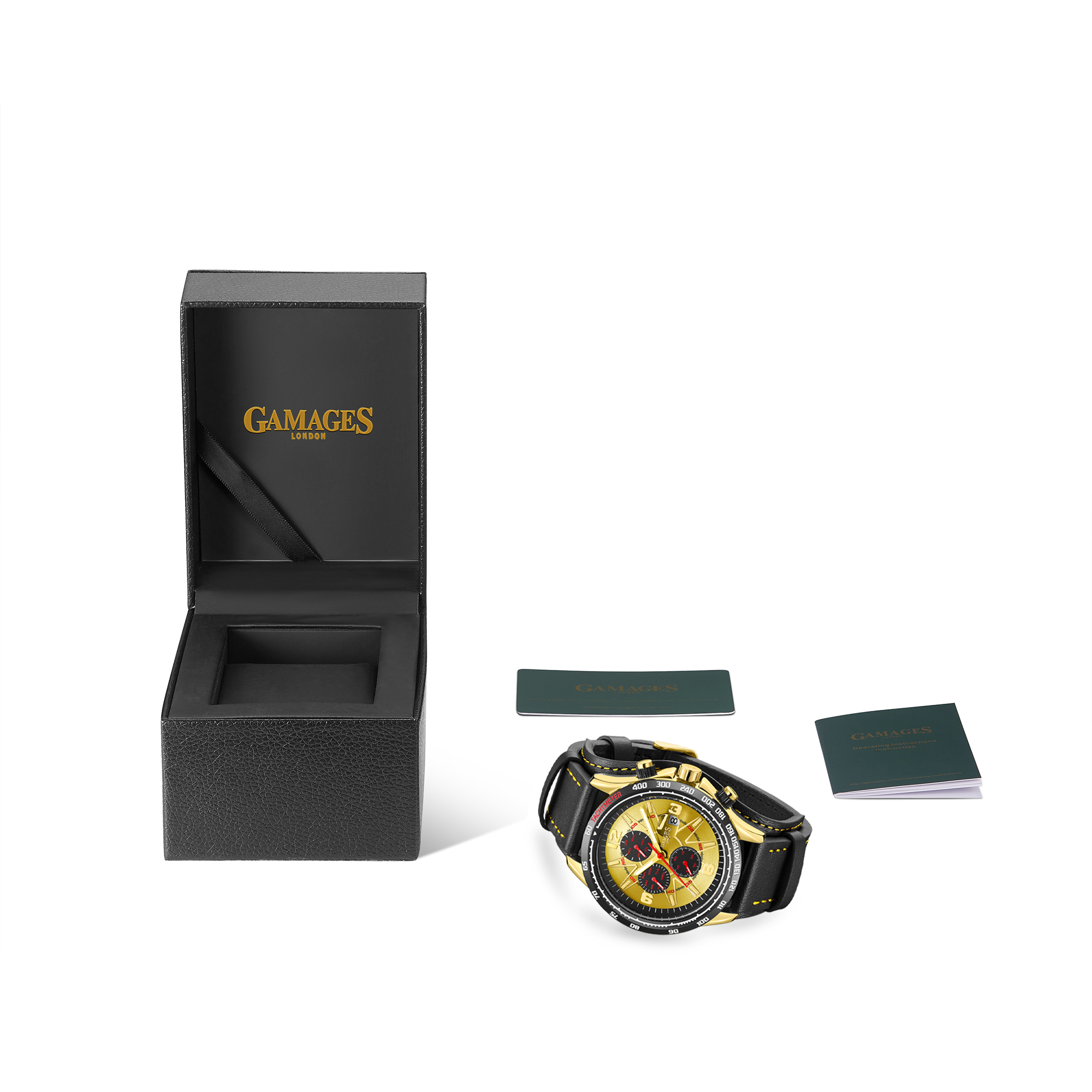 GAMAGES OF LONDON Hand Assembled Gauge Racer Automatic Yellow - Free Delivery & 5 Year Warranty - Image 2 of 5