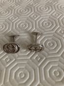 Gucci silver cuff links