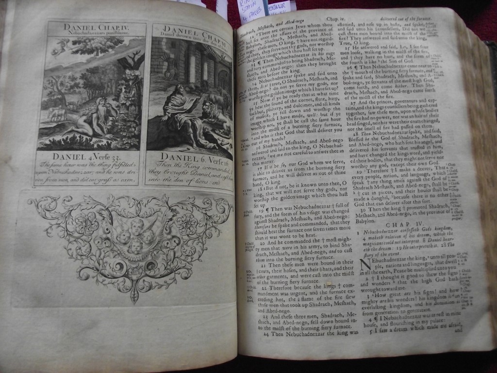 1736 Holy Bible - 132 pages of Engravings - John Sturt + Maps ""Sacred Geography"" - Image 39 of 59