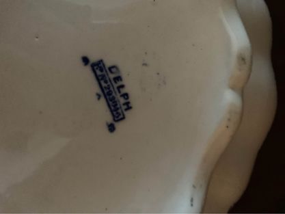 Antique Porcelain Delph Bowl - Image 2 of 3