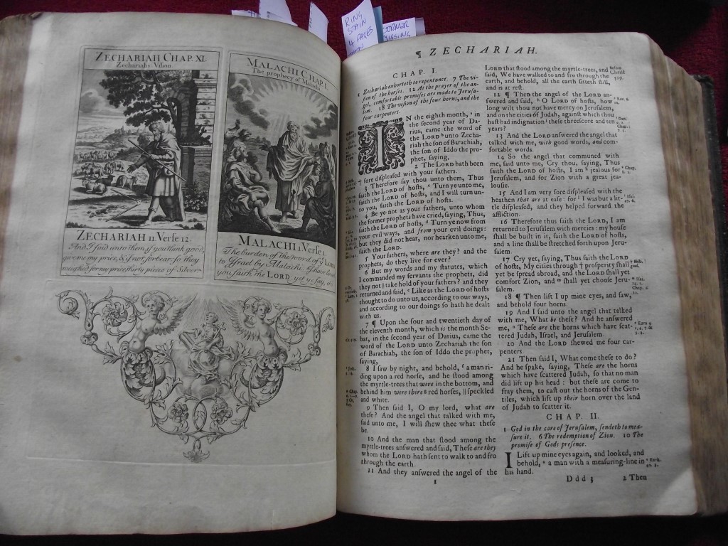 1736 Holy Bible - 132 pages of Engravings - John Sturt + Maps ""Sacred Geography"" - Image 40 of 59
