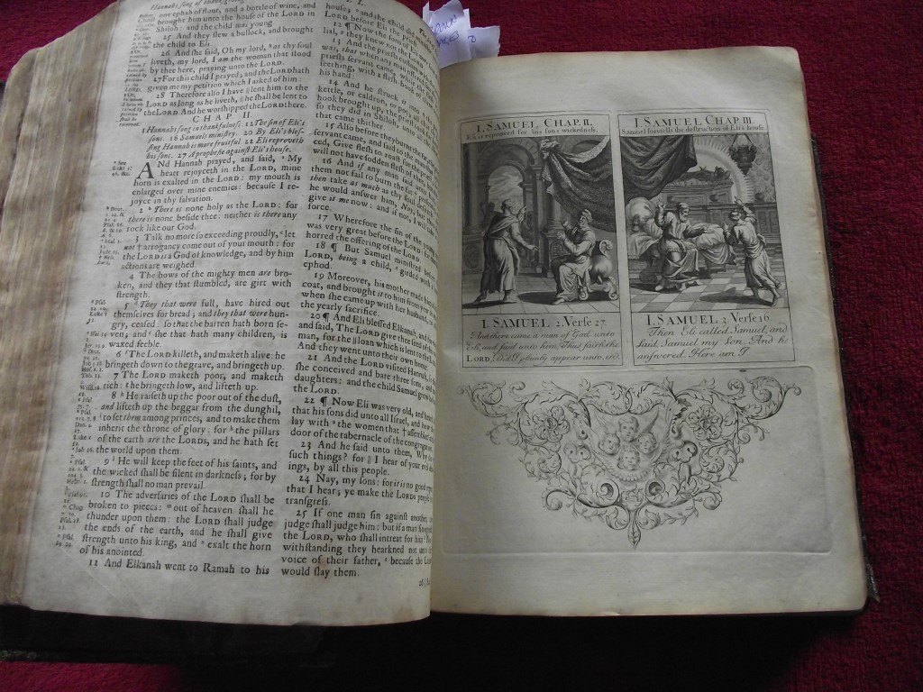 1736 Holy Bible - 132 pages of Engravings - John Sturt + Maps ""Sacred Geography"" - Image 30 of 59