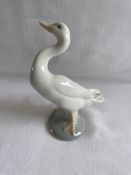 2 Lladro Figurines 4552 Little Duck + 4551 Honking Goose