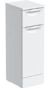 Title: RRP £165. Elsdon Gloss White 330mm Small Storage unit With Cup Handle.Description: RRP £