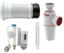 Title: Large Qty Of Mixed Waste Accessories To Include. Dual Flush replacement Cistern Kit. Euro