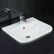 Title: RRP £165. RAK Recessed Basin. 500W x 430mm. With Cutting Template. Appears New & UnusedRRP £