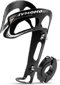 IVMONO Bicycle Lightweight Aluminium Water Bottle Cage (Black/Silver)