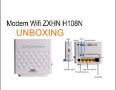 2 x ZTE ZXHN-H108N Wireless ADSL2+ Modem Router 300MPS